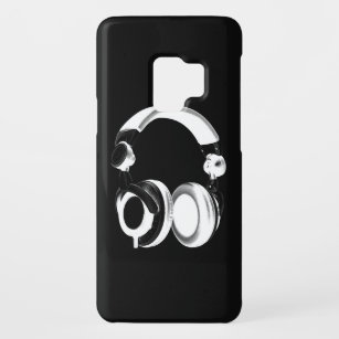 Capa Para Samsung Galaxy S9 Case-Mate Silhueta de fone de ouvido preto e branco