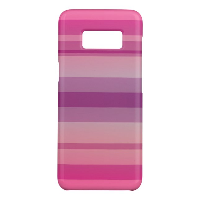 Capa Para Samsung Galaxy, Case-Mate Soft-Pink Striped Soft Cortando Caso Samsung (Verso)