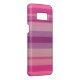 Capa Para Samsung Galaxy, Case-Mate Soft-Pink Striped Soft Cortando Caso Samsung (Parte Traseira/Direita)