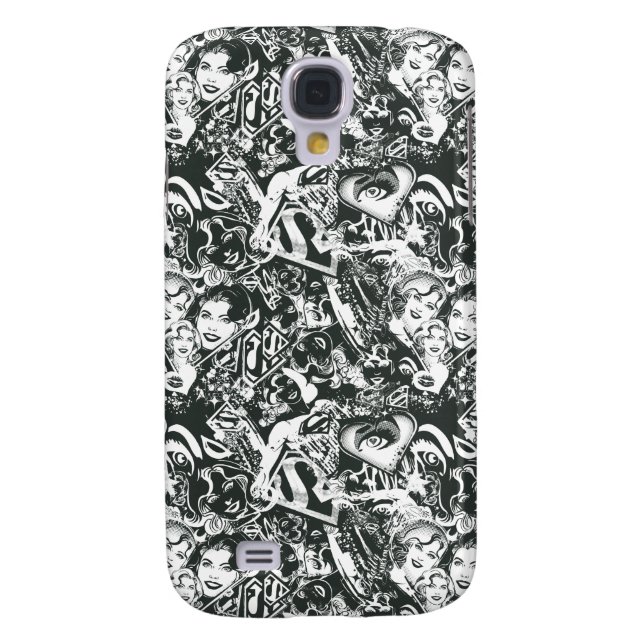 Capa Para Samsung Galaxy, Case-Mate Supergirl Black and White Collage (Traseira)