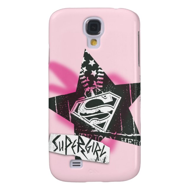 Capa Para Samsung Galaxy, Case-Mate Supergirl Pink Spray Paint Star (Traseira)