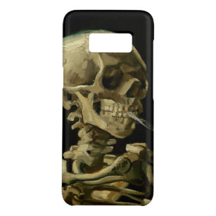 Capa Case-Mate Samsung Galaxy S8 Vincent Van Gogh Skeleton com um cigarro em chamas