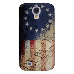 Capa Samsung Galaxy S4 Vintage Betsy Ross American Flag