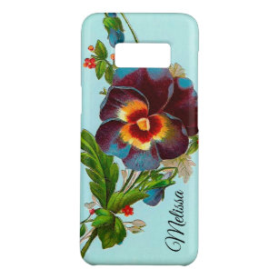 Capa Case-Mate Samsung Galaxy S8 Vintage Floral Pansy