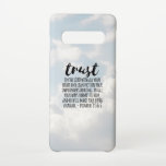 Capa Para Samsung Galaxy Confiança no Lorde Proverbs 3:5-6<br><div class="desc">Este design apresenta os versos Bíblias Proverbs 3:5-6: Confie no LORD com todo o seu coração e não se incline no seu próprio entendimento; de todas as formas,  submeta-se a ele,  e ele fará o seu percurso hetero. Presente perfeito para um cristão ou pastor.</div>