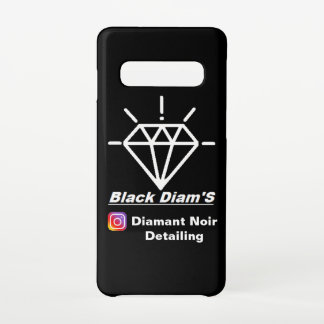 Capa Para Samsung Galaxy Coque Samsung S10 "Black Diam's" édition limité