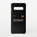 Capa Para Samsung Galaxy Coração de Camisa do Ventilador de Futebol da Alem<br><div class="desc">Camisa Do Ventilador Nacional Alemão. Meu coração bate para a equipe de futebol alemã. Ideia de presente de excelente para os fãs de futebol alemães. Um jogo perfeito para homens,  mulheres,  crianças e adolescentes.</div>