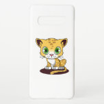 CAPA PARA SAMSUNG GALAXY COZINHA DE OLHOS VERDES ESPONTADA EM UMA MAT DE MA<br><div class="desc">COZINHA DE OLHOS VERDES COLHIDA EM UM MAT MAROON. Um design incrível que ajustado para familiares e parentes que amam animais e personagens ANIME. Também pode ser apresentado como um presente para seu pai,  avô,  MÃE,  AVÓ,  tio,  TIA,  IRMÃ ou irmão.</div>