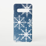 Capa Para Samsung Galaxy Deixe-o nevar<br><div class="desc">Este design apresenta flocos de neve da minha Coleção de Deixar Neve.</div>