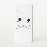 Capa Para Samsung Galaxy Desenho de linha de rosto de gato<br><div class="desc">Desenho bonito e bonito de linhagem de rosto de gato,  combinando roupas,  camisas,  acessórios e outros artigos. Uma combinação perfeita para todos os amantes de gatos e donos de animais. Ideia de presente de excelente para adultos e crianças.</div>