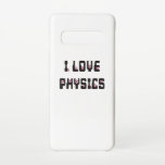 Capa Para Samsung Galaxy Eu adoro Física<br><div class="desc">Eu adoro física. Uma necessidade para todos os físicos,  estudantes de física,  professores de física e amantes de física. Um par perfeito para roupas,  t-shirts,  acessórios e outros artigos. Ideia do presente.</div>