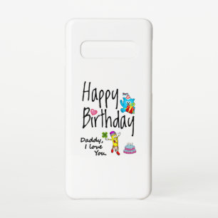 Capa Para Samsung Galaxy Feliz aniversário. Pai que te amo.