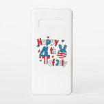 Capa Para Samsung Galaxy Feliz Dia da Independência em 4 de julho<br><div class="desc">Feliz 4 de julho. Feliz Dia da Independência. Tenha orgulho de sua nação! Mostre seu patriotismo! Mostre o seu orgulho com esta bonito roupa. Excelente de presente para crianças,  crianças,  adolescentes e adultos.</div>