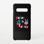 Capa Para Samsung Galaxy Feliz Dia da Independência em 4 de julho<br><div class="desc">Feliz 4 de julho. Feliz Dia da Independência. Tenha orgulho de sua nação! Mostre seu patriotismo! Mostre o seu orgulho com esta bonito roupa. Excelente de presente para crianças,  crianças,  adolescentes e adultos.</div>