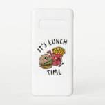 Capa Para Samsung Galaxy Hora do almoço<br><div class="desc">A que horas é o almoço? É hora do almoço. Engraçado hambúrguer e batatas fritas apaixonadas. Uma combinação perfeita para crianças e adultos.</div>