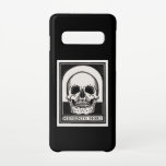 Capa Para Samsung Galaxy Memento Mori Skull Art<br><div class="desc">Memento Mori Skull Art Samsung Galaxy S10 Case. Memento mori (1916) apresentada por Julie de Graag (1877-1924). Memento mori é uma frase em latim que significa "lembre-se de que você deve morrer" - um lembrete da inevitabilidade da morte. O seu objetivo é trazer clareza e inspiração à vida. Julie de...</div>