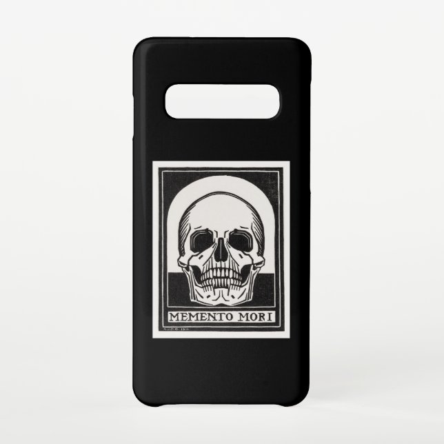 Capa Para Samsung Galaxy Memento Mori Skull Art (Verso)