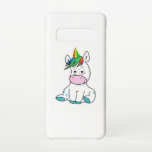 Capa Para Samsung Galaxy Meu pequeno e fofo Unicórnio<br><div class="desc">Belo e colorido unicórnio com estilo de cabelo arco-íris. Design de unicórnio bonito,  único e atraente. Uma combinação perfeita para crianças e adultos. ideia de presente de excelente.</div>