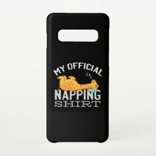 Capa Para Samsung Galaxy Minha camisa oficial de dormir - Girafa preguiçosa