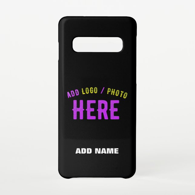 CAPA PARA SAMSUNG GALAXY NA MODA MODERNO PERSONALIZÁVEL NEGRO VERIFICADO CO (Verso)