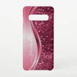 Capa Para Samsung Galaxy Nome Manuscrito Rosa Menina Metal Brilho s10<br><div class="desc">O design é uma foto e as capas não são feitas com purpurina, lantejoulas, metais ou madeiras. Este design também está disponível para outros modelos de telefone. Escolha o tipo de dispositivo para ver outras capas para iPhone, Samsung Galaxy ou Google. Alguns estilos podem ser alterados selecionando Estilo, se essa...</div>