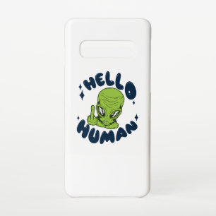 Capa Para Samsung Galaxy Olá, Alienígena engraçada humana