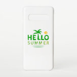 Capa Para Samsung Galaxy Olá Summer<br><div class="desc">Olá Summer,  é um design que acolhe feliz verão e se divertindo ao sol.</div>