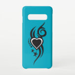 Capa Para Samsung Galaxy Ornamental Floral Heart Tattoo<br><div class="desc">This Ornamental Floral Heart Tattoo design combines elegant floral details with a classic heart symbol,  inspired by vintage and traditional tattoo art. The intricate ornamental lines and balanced composition create a bold yet romantic aesthetic that stands out beautifully on any product</div>