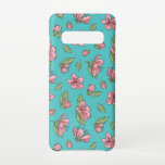 Capa Para Samsung Galaxy Padrão da ventoinha<br><div class="desc">Um lindo padrão exótico com flores. Uma combinação perfeita para amantes da natureza e das flores.</div>