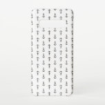Capa Para Samsung Galaxy Padrão de Âncora<br><div class="desc">Um design de navegação com âncoras. Um jogo perfeito para cada marinheiro,  rato d'água e capitão na água ou em terra. ideia de presente de excelente.</div>