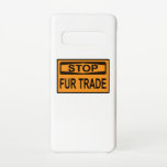 Capa Para Samsung Galaxy Parar Sinal de Comércio de Peles - Laranja<br><div class="desc">Parem Com O Comércio De Peles. Todos os utilizadores de peles têm sangue nas mãos. Diga não ao pelo! Pelo é assassinato. Design anti-pelo com slogan contra o Furador. Defenda os direitos dos animais e a proteção dos animais.</div>