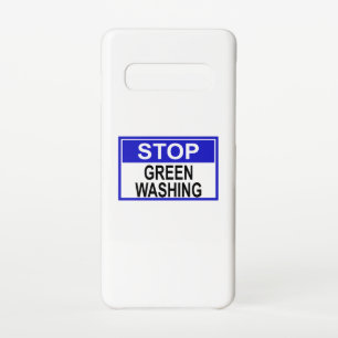 Capa Para Samsung Galaxy Parar Sinal de Lavagem em Verde