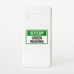 Capa Para Samsung Galaxy Parar Sinal de Lavagem em Verde