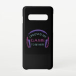 Capa Para Samsung Galaxy Parei Meu Jogo Para Estar Aqui<br><div class="desc">Para um jogador de verdade,  o jogo não acabou. Design único de jogos atraente. Uma combinação perfeita para o seu evento de jogos ou como presente para amigos de jogadores,  família,  viciado em jogos,  nerd de jogos,  geeks de jogos,  aberrações de jogos.</div>