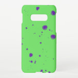 Capa Para Samsung Galaxy Placas Roxas Neon Verde<br><div class="desc">Neon Green Purple Splotches Samsung Galaxy S10E Case</div>