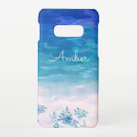 Capa Para Samsung Galaxy Praia do Mar Azul Personalizada<br><div class="desc">Capa de telefone personalizada personalizada da praia do mar azul.

Você pode alterar a família de fontes,  a cor,  o tamanho e a posição ou,  se não quiser texto,  simplesmente exclua as camadas de texto.

Envie-me mensagens com qualquer pedido de design!</div>