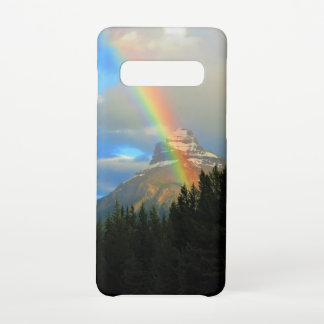 Capa Para Samsung Galaxy Rainbow & Storm Clouds Sobre Snowy Canada Mountain