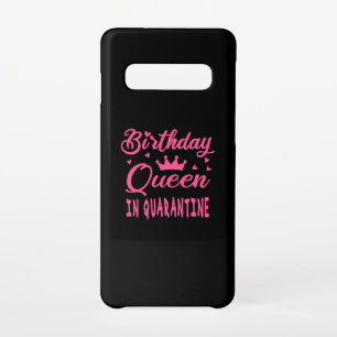 Capa Para Samsung Galaxy Rainha de aniversário em quarentena