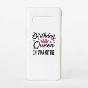 Capa Para Samsung Galaxy Rainha de aniversário em quarentena