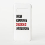 Capa Para Samsung Galaxy Repetir o Groom de Repouso<br><div class="desc">Design único e atraente para todos os entusiastas e amantes de animais. Excelente de presente para homens,  mulheres,  crianças e adolescentes. Um par perfeito para roupas,  T-shirts,  acessórios e outros artigos.</div>