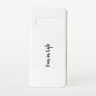 Capa Para Samsung Galaxy Samsung Galaxy S10 Hülle Fun in Life 