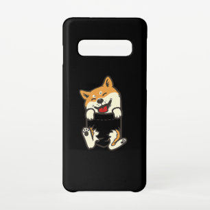 Capa Para Samsung Galaxy Shiba em um bolso   Design de cão bonito