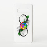 Capa Para Samsung Galaxy Símbolo Infinito com Rosa do Arco-Íris<br><div class="desc">símbolo infinito com rosa arco-íris sobre fundo branco.</div>