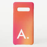 Capa Para Samsung Galaxy Simples e Minimalista Cores de Gelato de Verão Ini<br><div class="desc">Simples Mínimo Verão Gelato Cores Iniciais Samsung Galaxy S10  Caso</div>