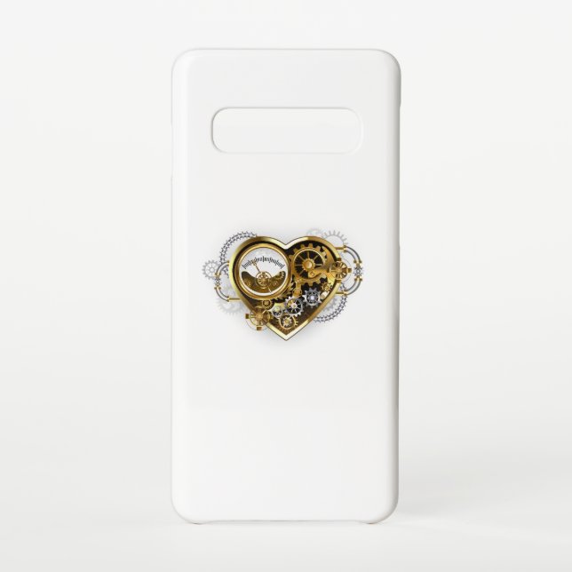 Capa Para Samsung Galaxy Steampunk Heart with a Manometer (Verso)