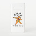 Capa Para Samsung Galaxy Testador de biscoito de Natal oficial<br><div class="desc">Se você gosta de biscoitos de Natal e pão de gengibre,  esta é a partida perfeita para as próximas férias. Excelente e doce ideia de presente de Natal para uma véspera de Natal quente e acolhedora.</div>