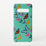 Capa Para Samsung Galaxy Textura padrão da borboleta<br><div class="desc">Padrão colorido de borboleta. Uma combinação perfeita para amantes da natureza assim como para todos os amantes com borboletas no estômago. Excelente de presente para adultos,  crianças e adolescentes.</div>