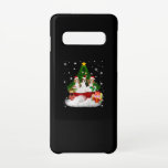 Capa Para Samsung Galaxy Três Beagles Papai Noel com Árvore de Natal<br><div class="desc">Três Beagles Papai Noel com Árvore de Natal</div>