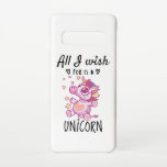 Capa Para Samsung Galaxy Tudo o que desejo é um Unicórnio<br><div class="desc">Um unicórnio maravilhoso,  doce e feliz. Design unicórnio único e atraente. Uma combinação perfeita para crianças e adultos. ideia de presente de excelente. Bom para os jovens e os velhos.</div>