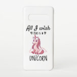 Capa Para Samsung Galaxy Tudo o que desejo é um Unicórnio<br><div class="desc">Um unicórnio maravilhoso,  doce e feliz. Design unicórnio único e atraente. Uma combinação perfeita para crianças e adultos. ideia de presente de excelente. Bom para os jovens e os velhos.</div>